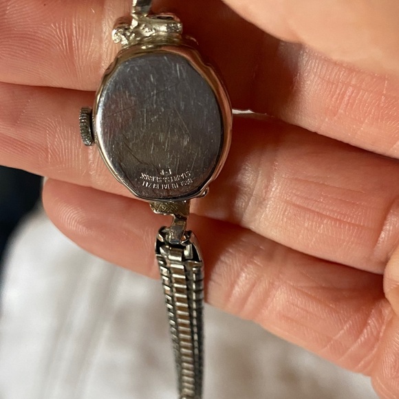 Vintage Silver-Tone Women's Small Bracelet Watch - Silver - Picture 6 of 7